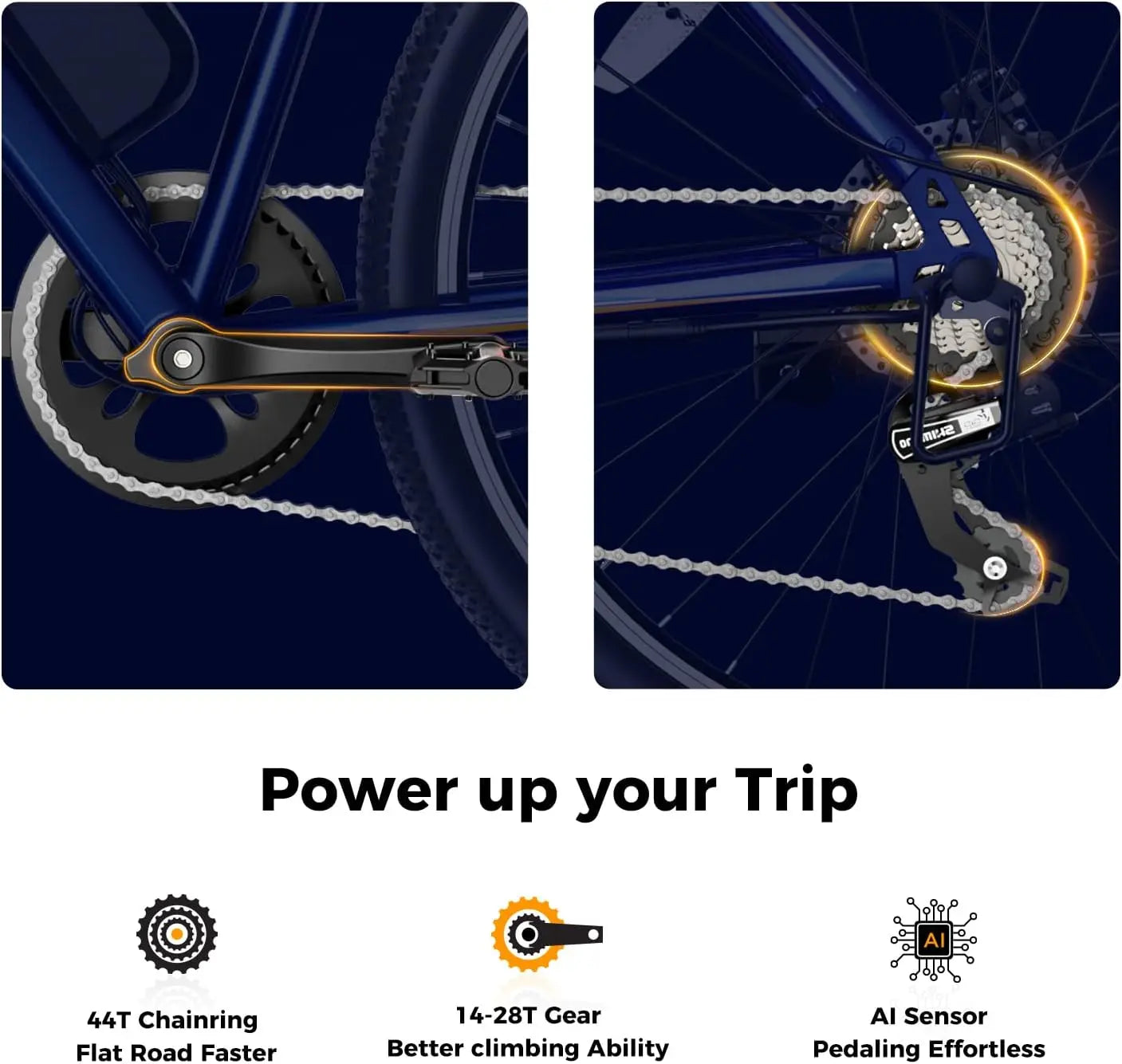 EB5 Electric Bike for Adults With Peak 1000W Brushless Motor