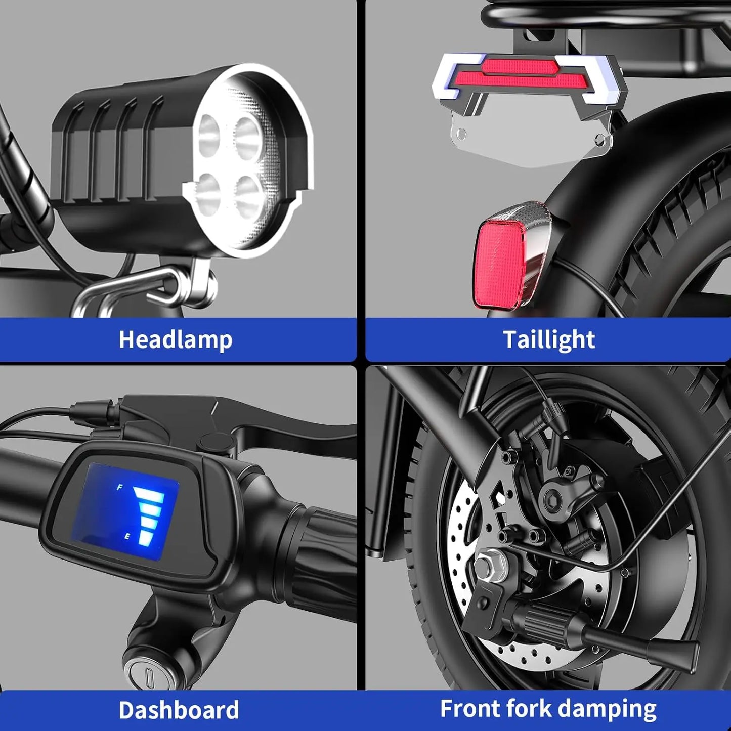 Folding Electric Bike For Adults With 500W Peak Motor