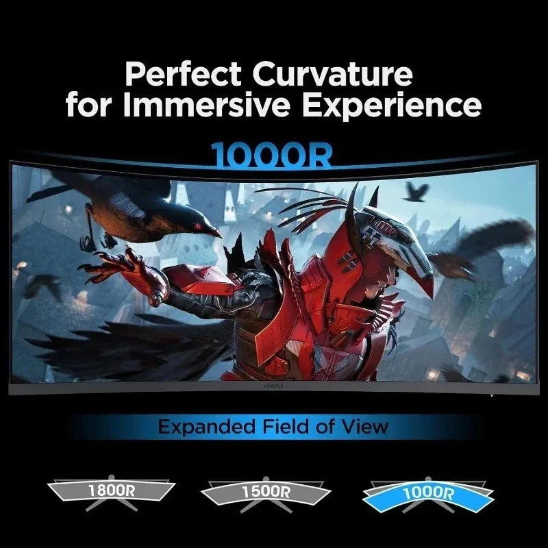 Ultrawide Gaming Monitor 3440x1440 165Hz 1ms MPRT DCI-P3 95 Percent