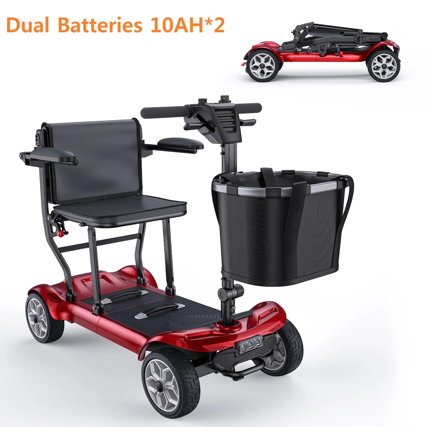 ENGWE Electric Mobility Scooter Dual Battery Folding Design
