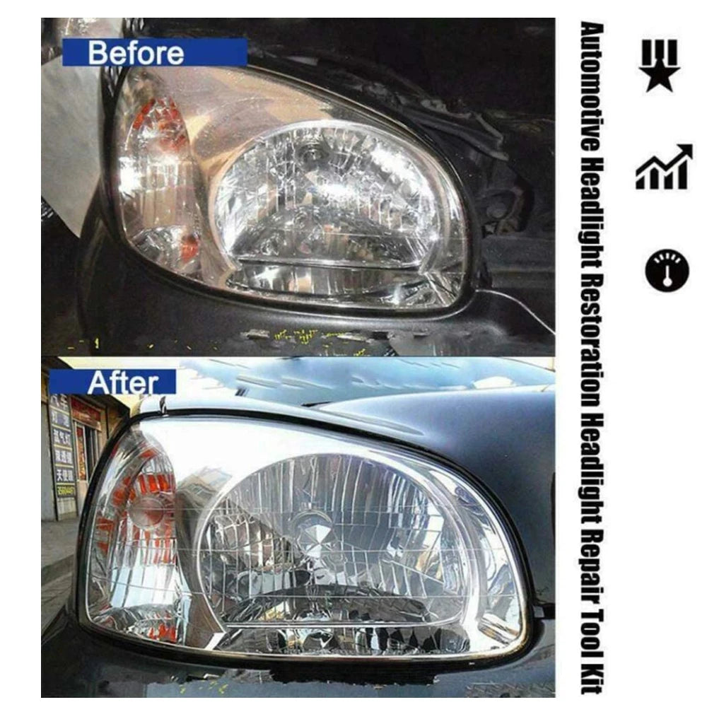 Headlight Polishing Kit for Auto Restoration 300ml Polish