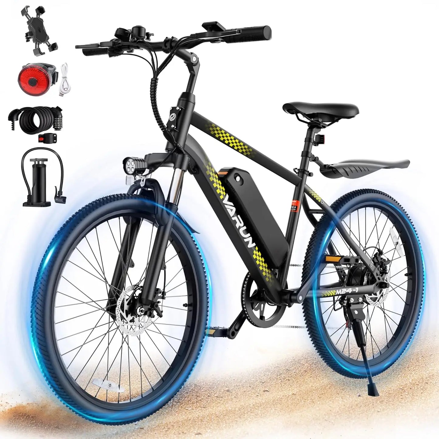 Peak 500W Electric Bike For Adults With Removable 36V Battery