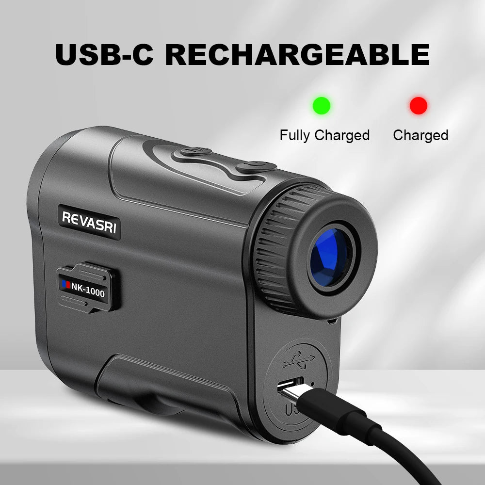 REVASRI Golf Rangefinder 1000 Yards 6x Magnification Slope Compensated