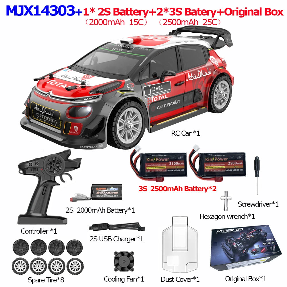 Jyscend Off Road RC Car 4WD Brushless High Speed Racer