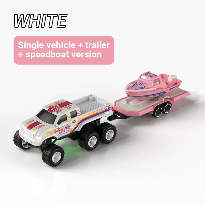 Kmoist Mini Desktop RC Car Off Road Drift Vehicle Lights