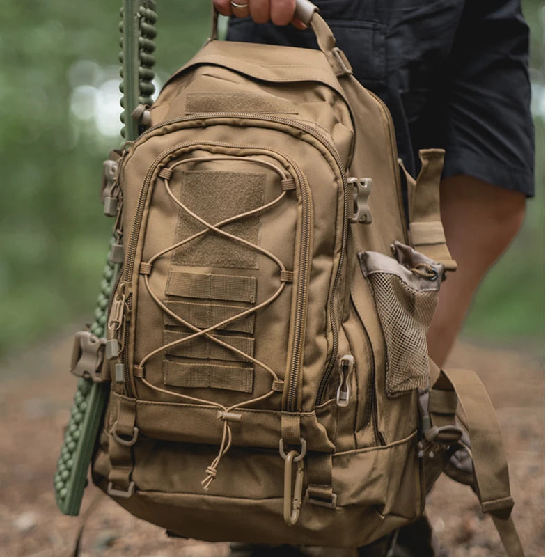 LQARMY Outdoor Tactical Backpack for Hiking and Travel
