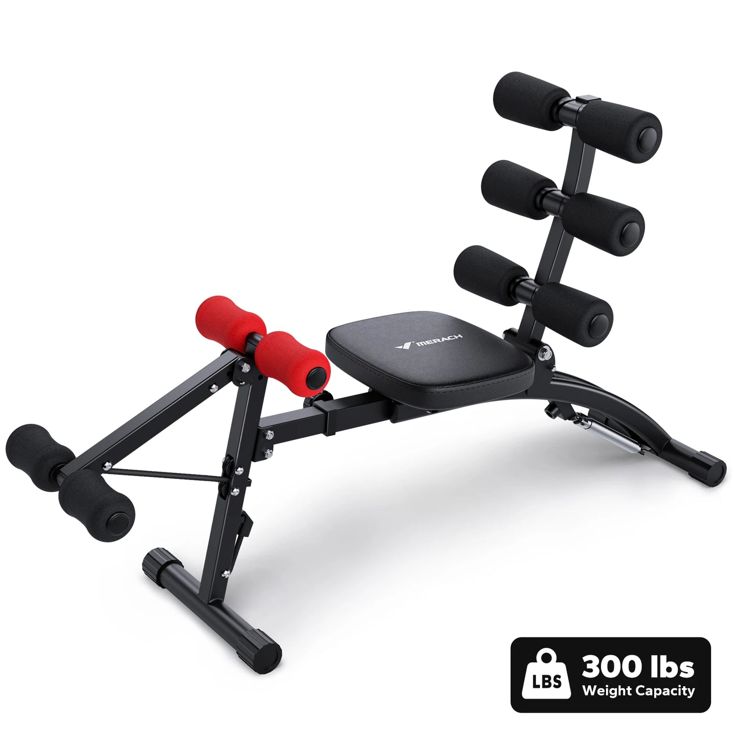 MERACH Ab Machine Multi-Functional Adjustable Situp Trainer Home Gym
