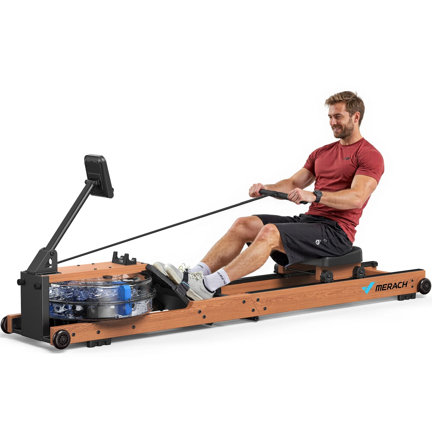 Merach Water Rowing Machine Foldable With 400 LB Capacity