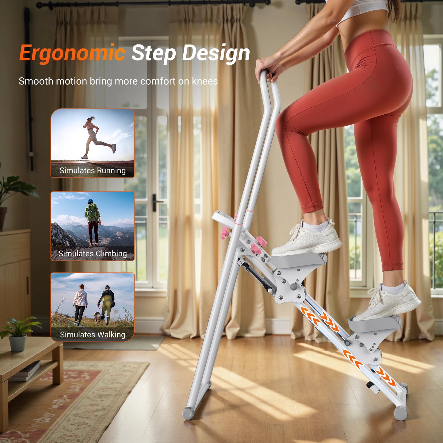 MERACH Stair Stepper Home Gym Climber Full Body Cardio Workout
