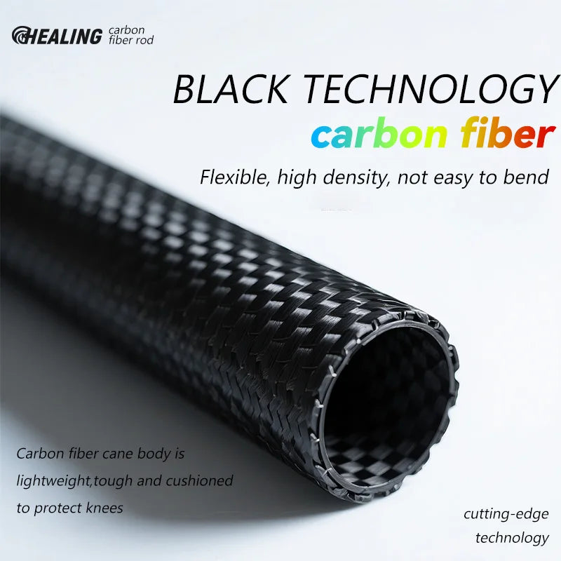OKHEALING Ultralight Foldable Trekking Poles Carbon Fiber