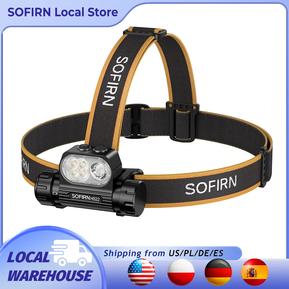 Sofirn HS22 Headlamp 2500lm Stepless Adjustable Temperature