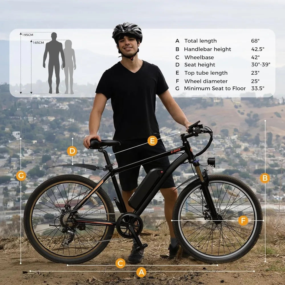Electric Mountain Bike 1000W With Removable Battery