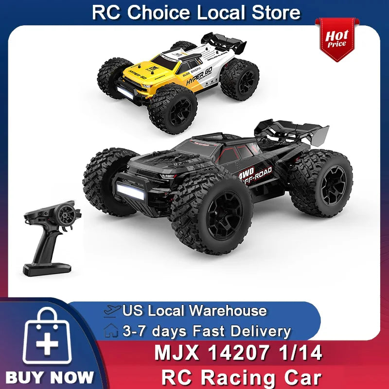 BEYONDSKY MJX Hyper Go 14207 4WD Brushless RC Car Dual Shells
