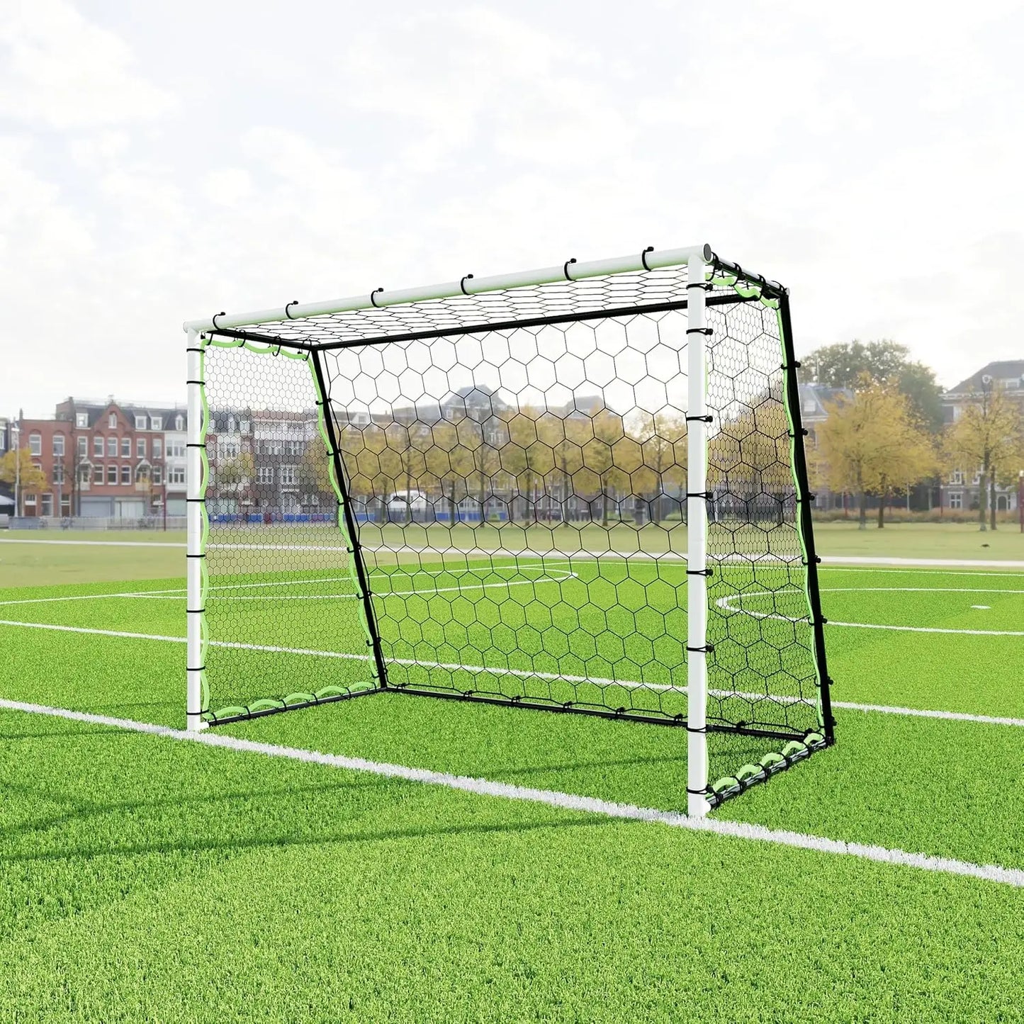 HiMISS 3-in-1 Soccer Goal Rebounder for Passing and Ball Control