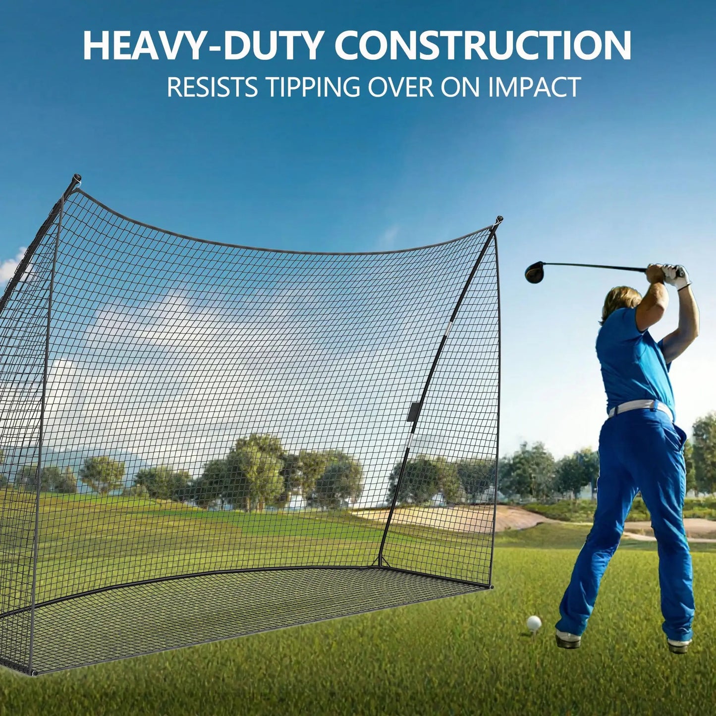 HiMISS Golf Practice Net Portable Backyard Hitting And Chipping Training