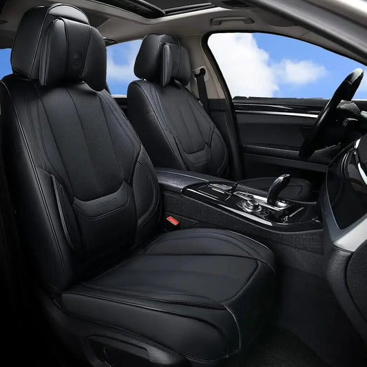 Universal Waterproof Car Seat Cover Set With Lumbar Support