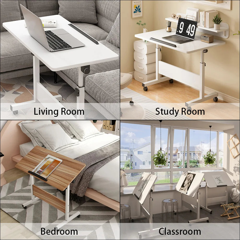 TWISTER.CK Adjustable Height Mobile Standing Desk with Wheels