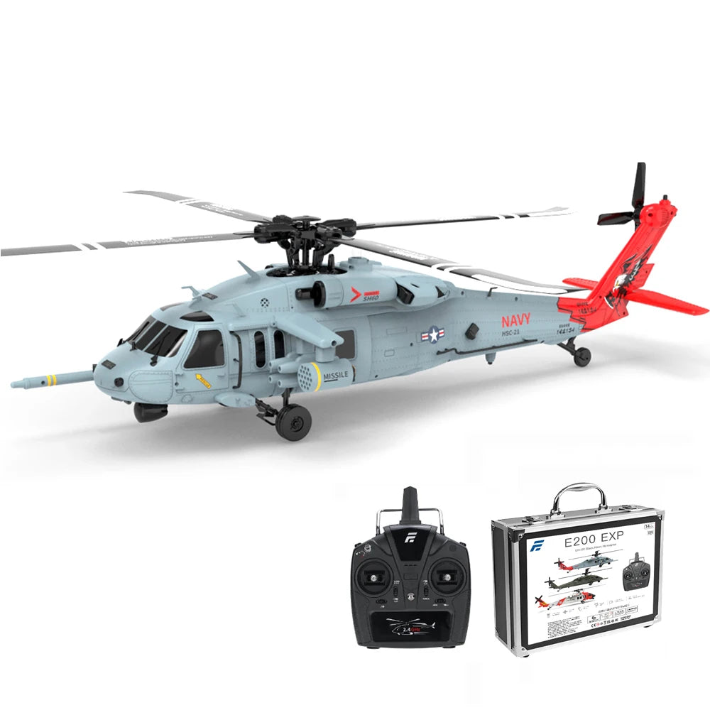 EACHINE E200 EXP UH-60 Flybarless RC Helicopter 2.4G 6CH