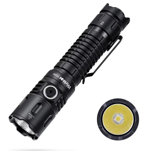 Wurkkos TD04 Dual Mode 21700 Rechargeable Flashlight with Tail Switch