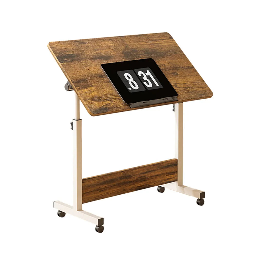 TWISTER.CK Adjustable Height Mobile Standing Desk with Wheels