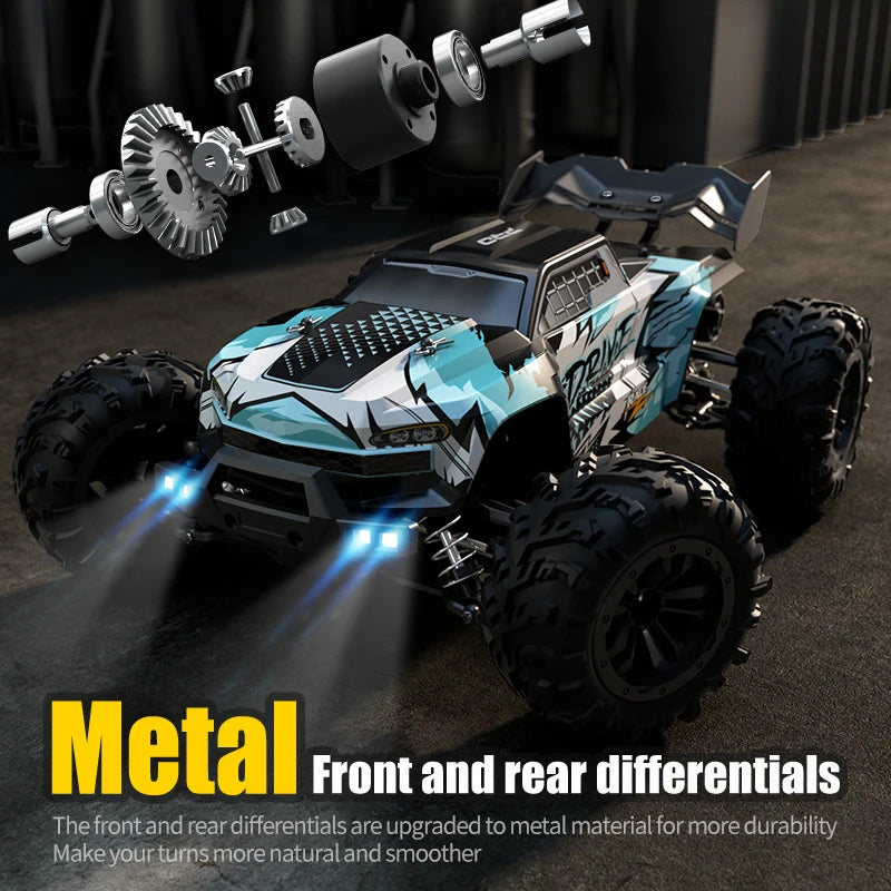 WLtoys 16101 Pro 4WD RC Car With LED Lights Monster