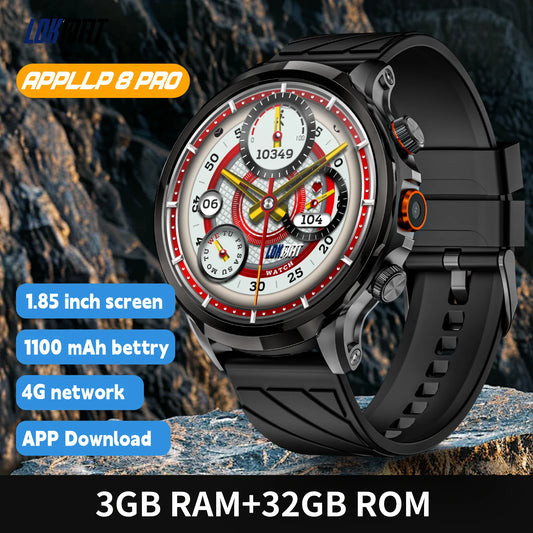 LOKMMAT 8 Pro Android Smartwatch 4G Camera SIM Card