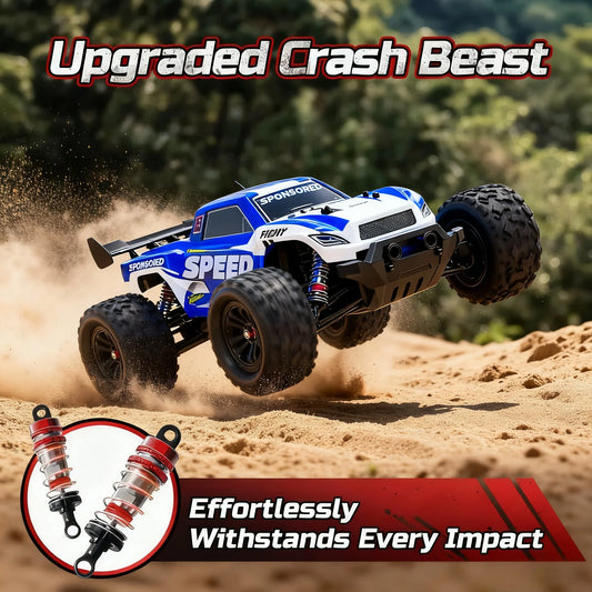 2.4GHz Remote Control Four-Wheel Drive Off-Road Truck With LED Lights