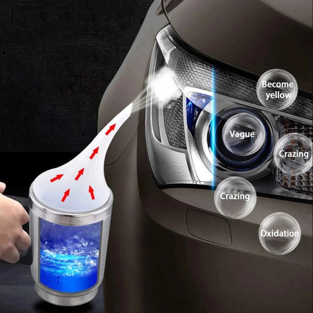 Headlight Polishing Kit for Auto Restoration 300ml Polish