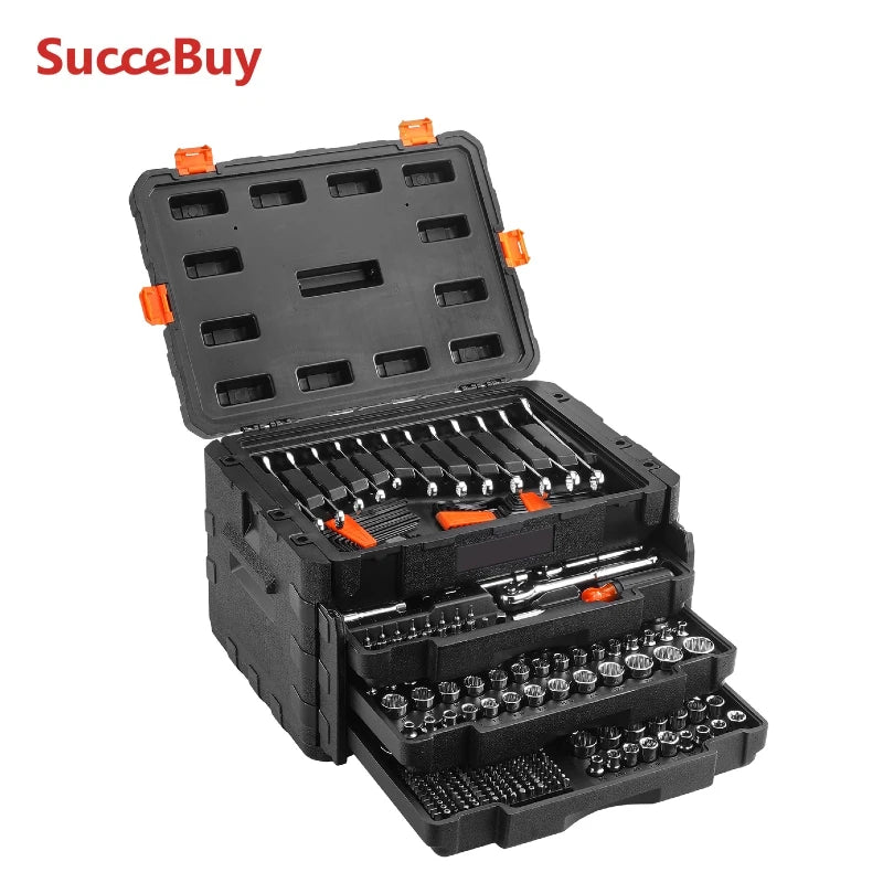 SucceBuy Premium Mechanics Tool And Socket Set Service Kit