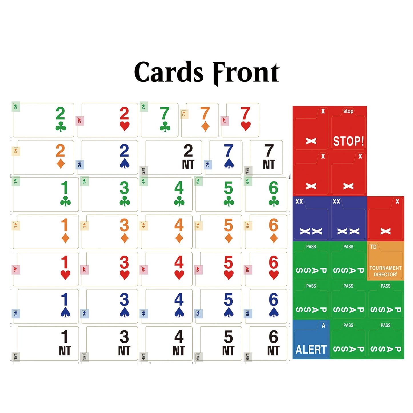 Bridge Bidding Boxes Set Of 4 With Scorecards ABS Plastic