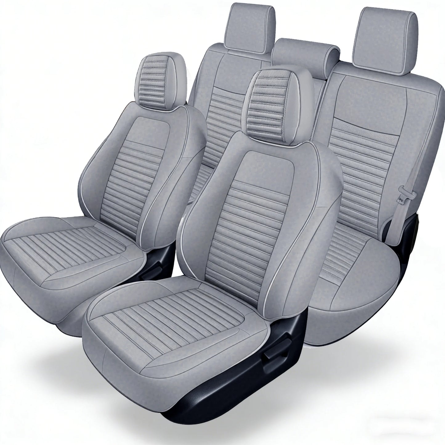 NONECN Honda CRV Custom-Fit Car Seat Covers Waterproof Napa Leather