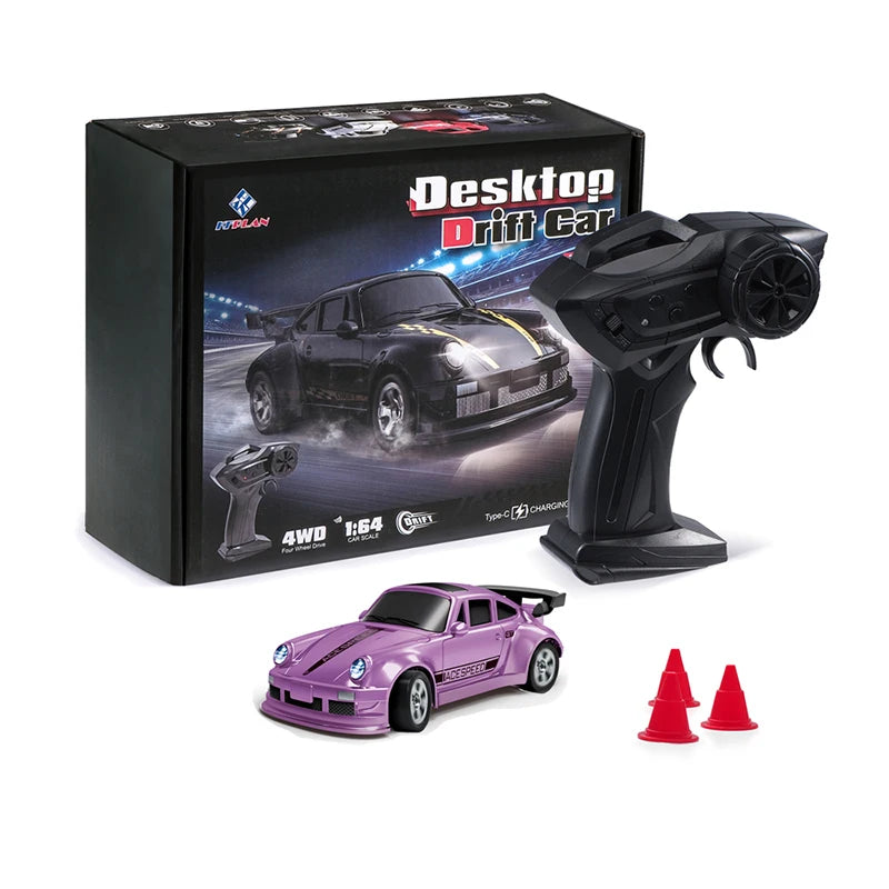 Fremego 4WD RC Drift Car Remote Control Toy Racing Desk