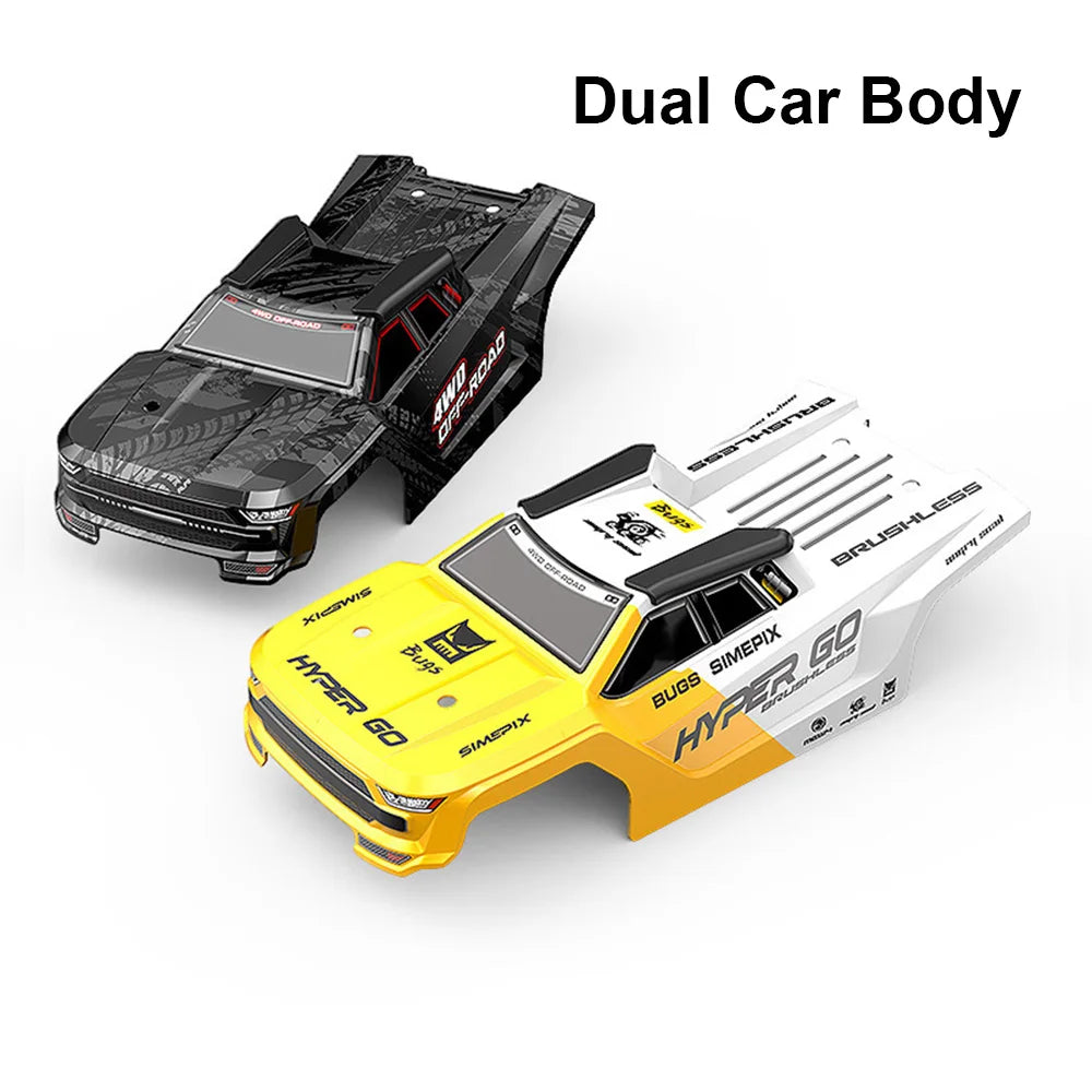 BEYONDSKY MJX Hyper Go 14207 4WD Brushless RC Car Dual Shells