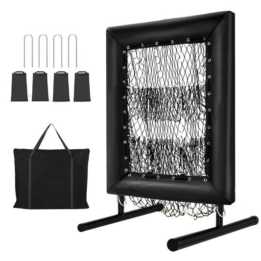 HiMISS Adjustable Pitching Net With Strike Zone 9 Pockets
