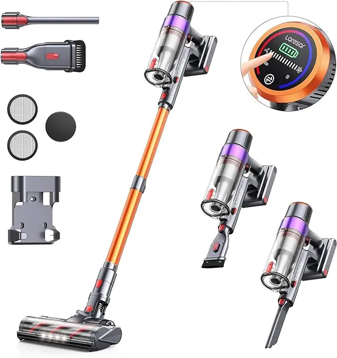 LARESAR Elite 8 Cordless Vacuum Cleaner 450W Power