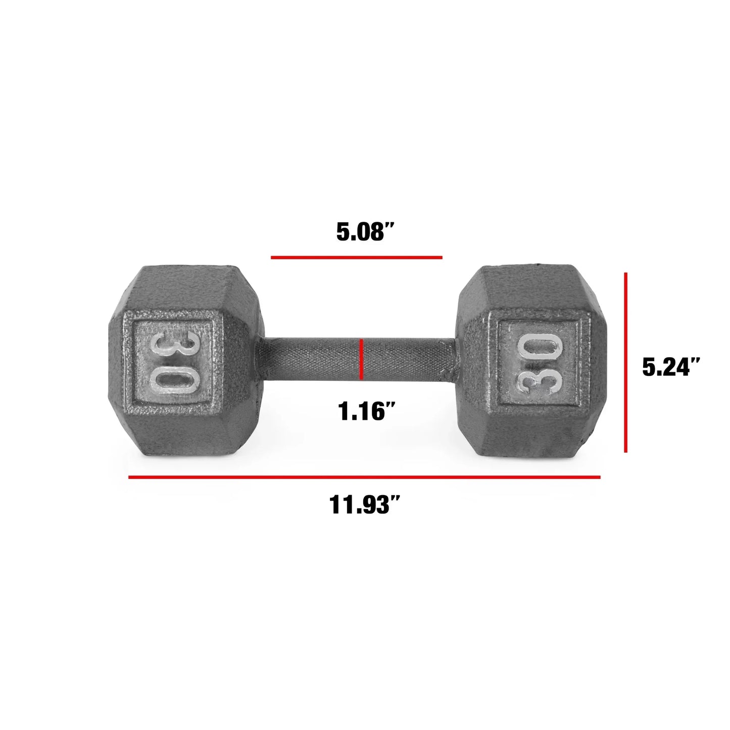 Cast Iron Hex Dumbbell For Home Gym And Strength Training