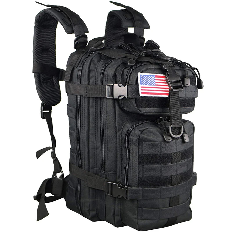LQARMY Tactical Molle Backpack For Travel Camping Hunting Hiking