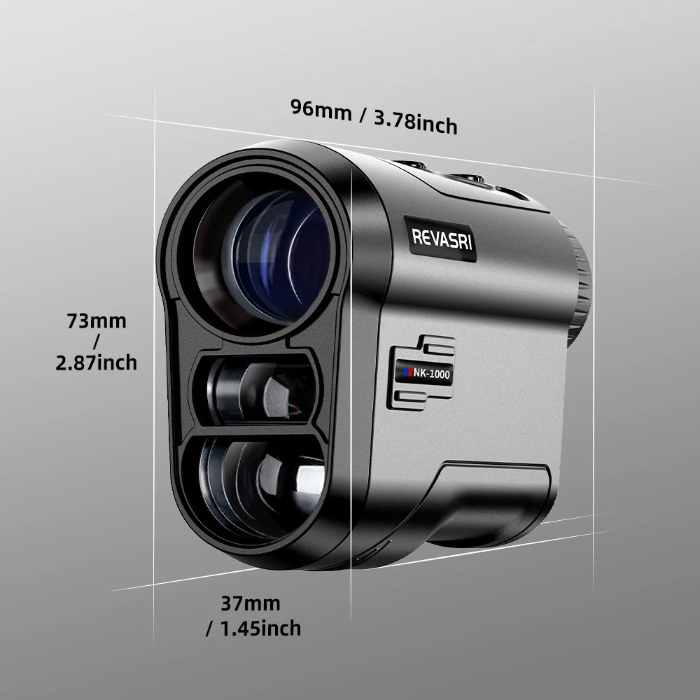 REVASRI Golf Rangefinder 1000 Yards 6x Magnification Slope Compensated