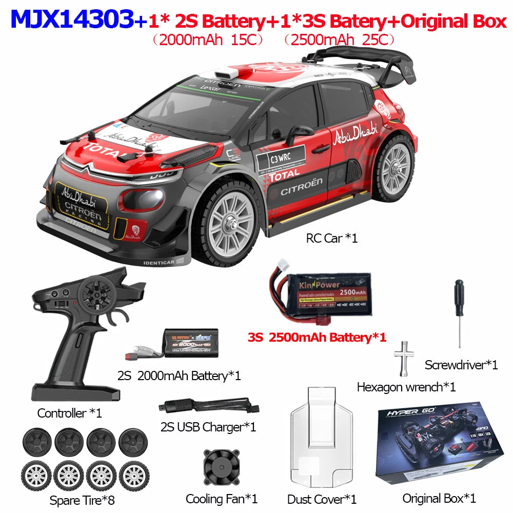 Jyscend Off Road RC Car 4WD Brushless High Speed Racer