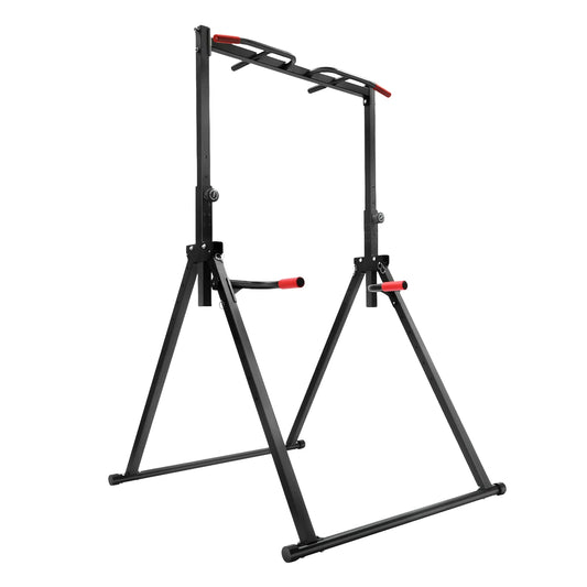 Adjustable Pull Up Bar 200kg Folding Parallel Bars Training Station