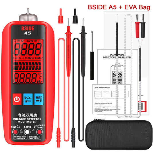 BSIDE A1 Voltage Tester Digital Multimeter Non Contact Volt Meter