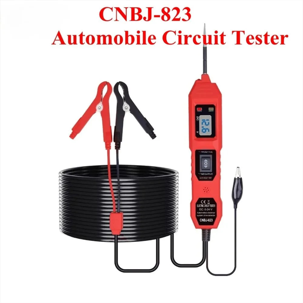 Automotive Electric Circuit Tester With LED Voltage Display