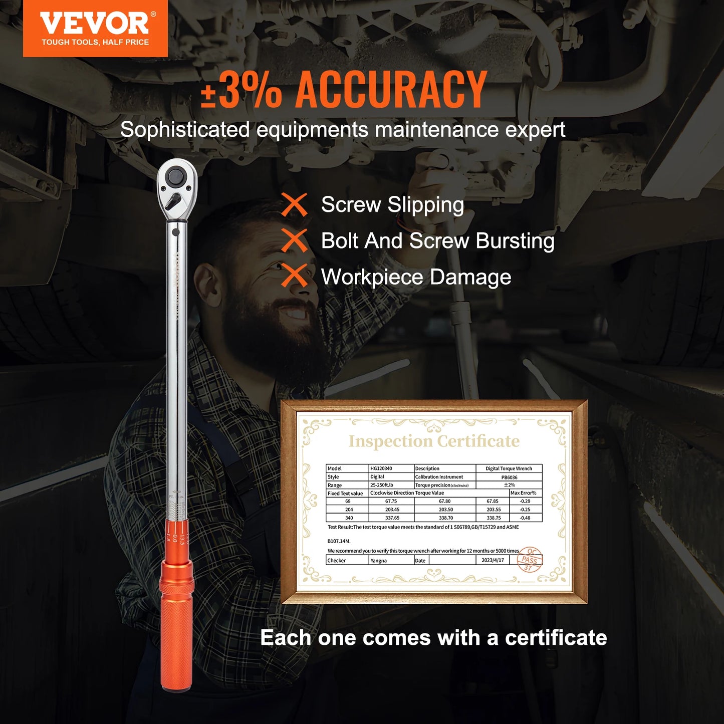 SucceBuy Precision Pointer Torque Wrench Set