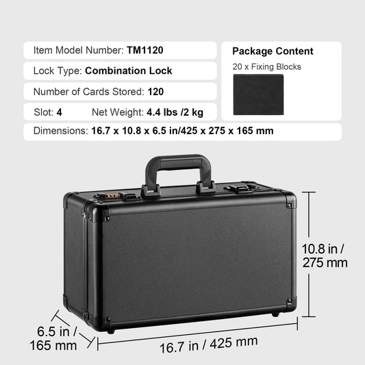 SucceBuy Graded Card Storage Box 4 Or 5 Slots Lock