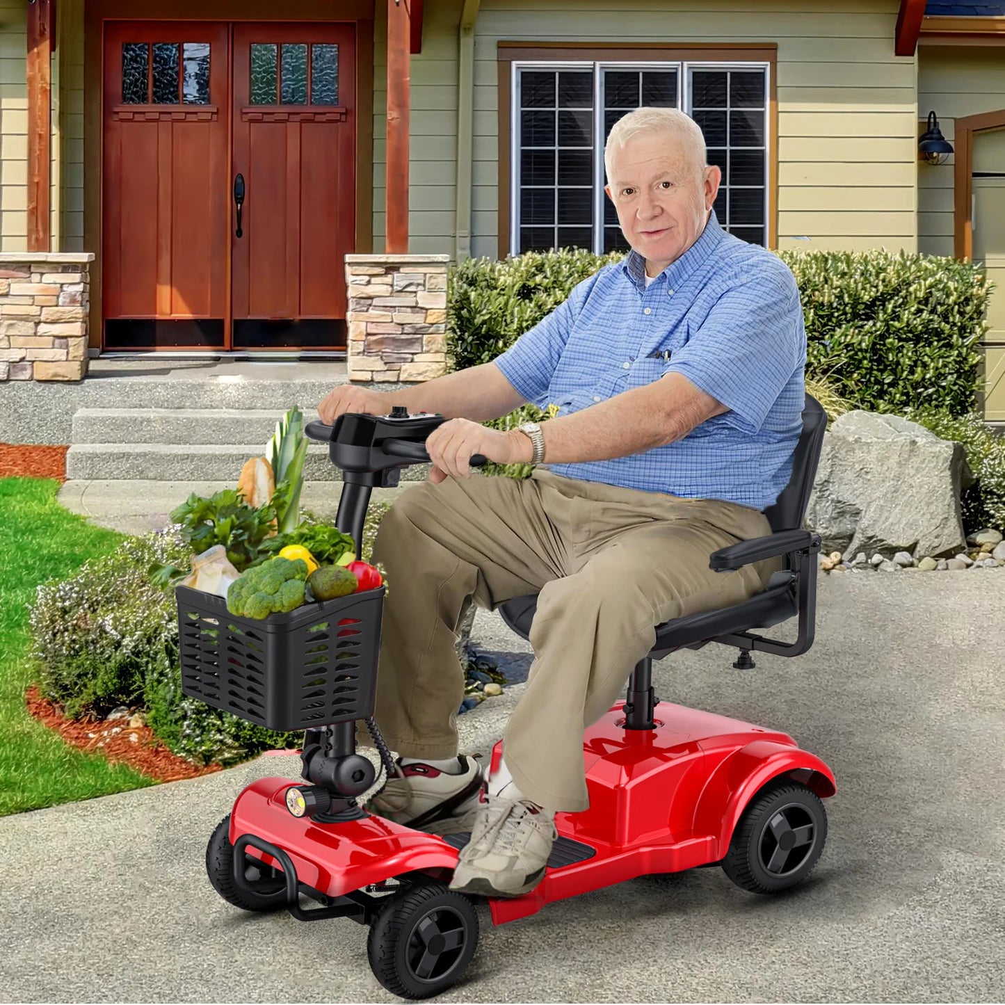 ENGWE Four-Wheeled Electric Scooter 250W 24V 12Ah Battery