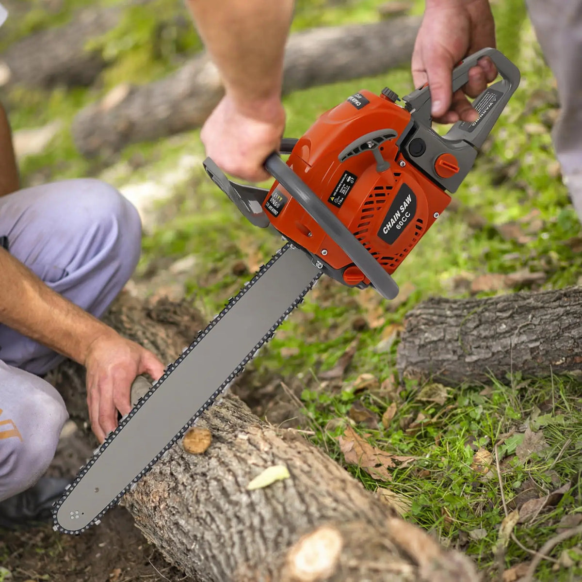 Bymaocar Gas Powered Chainsaw For Tree Cutting And Logging