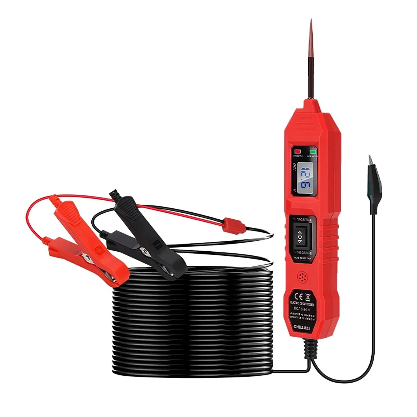 Automotive Electric Circuit Tester With LED Voltage Display