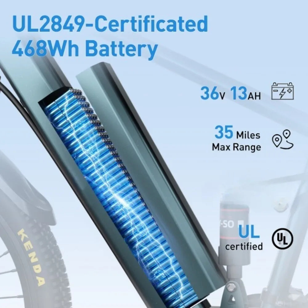 Electric Mountain Bike For Adults With 36V 500W Motor