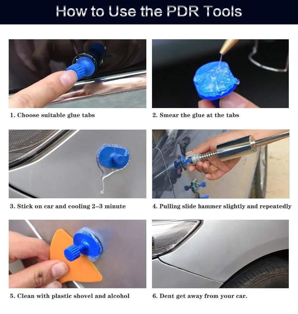 JOIGVFN Auto Dent Repair Kit Paintless Dent Removal