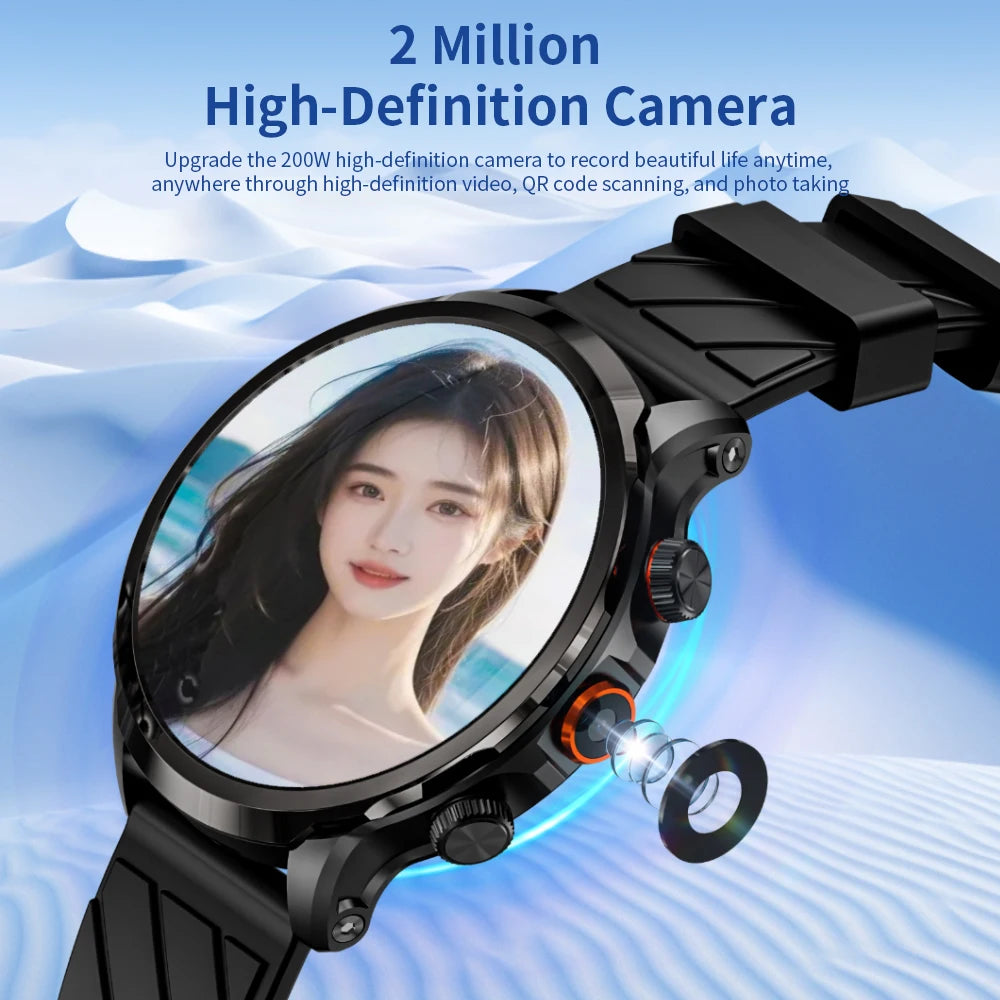 LOKMMAT 8 Pro Android Smartwatch 4G Camera SIM Card
